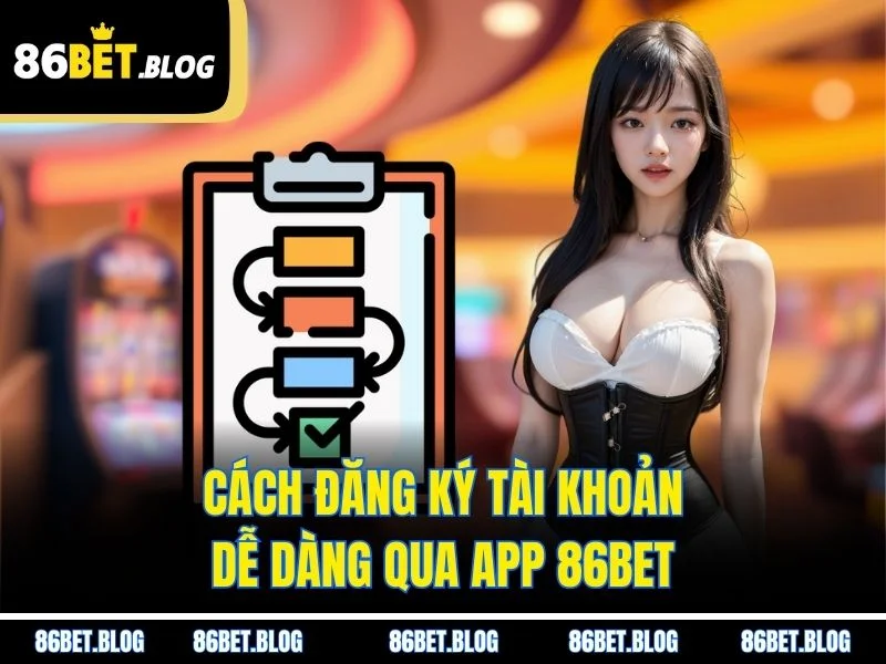 Cách đăng ký tài khoản dễ dàng qua app 86BET