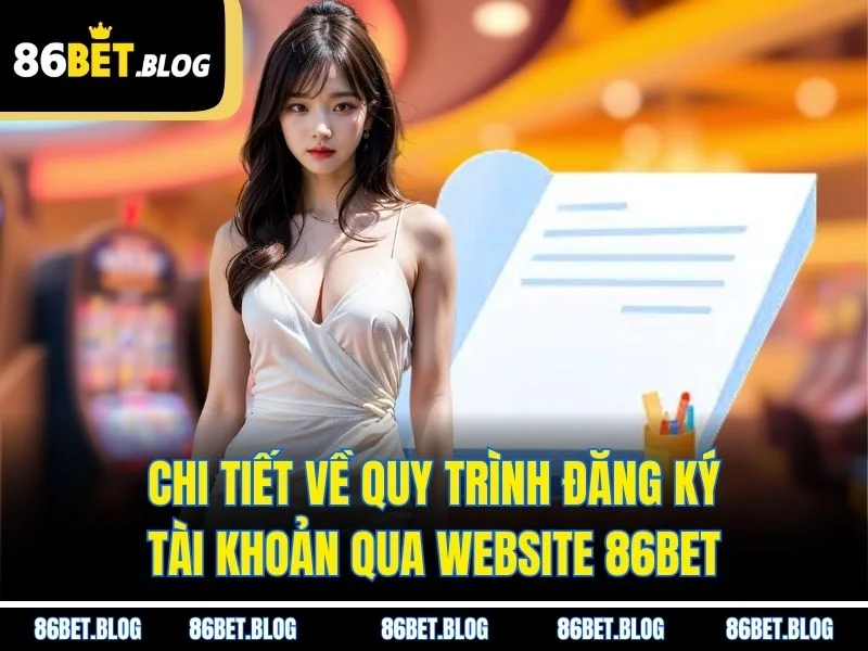 Chi tiết về quy trình đăng ký tài khoản qua website 86BET
