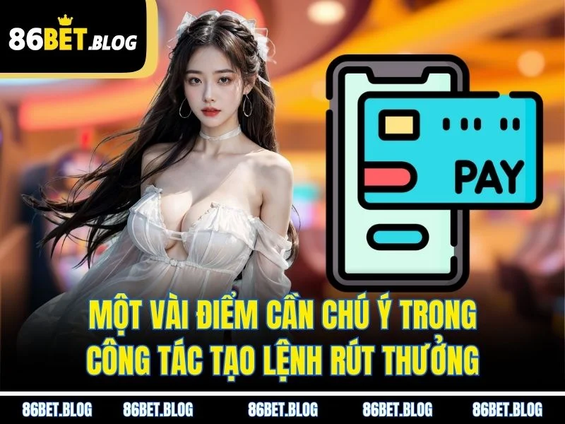 Một vài điểm cần chú ý trong công tác tạo lệnh rút thưởng