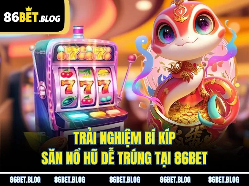 Trải nghiệm bí kíp săn nổ hũ dễ trúng tại 86BET